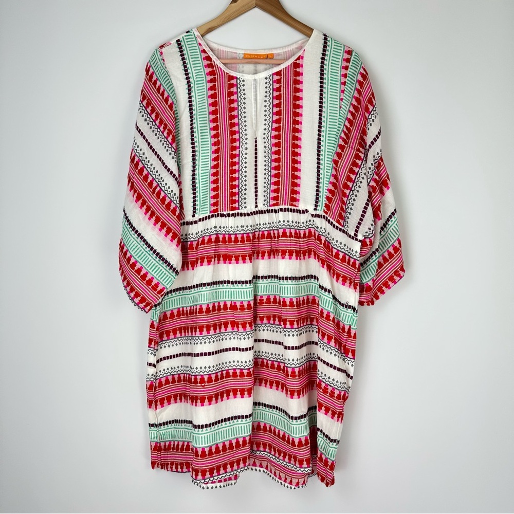 Oliphant Vibrant Striped Mini Dress